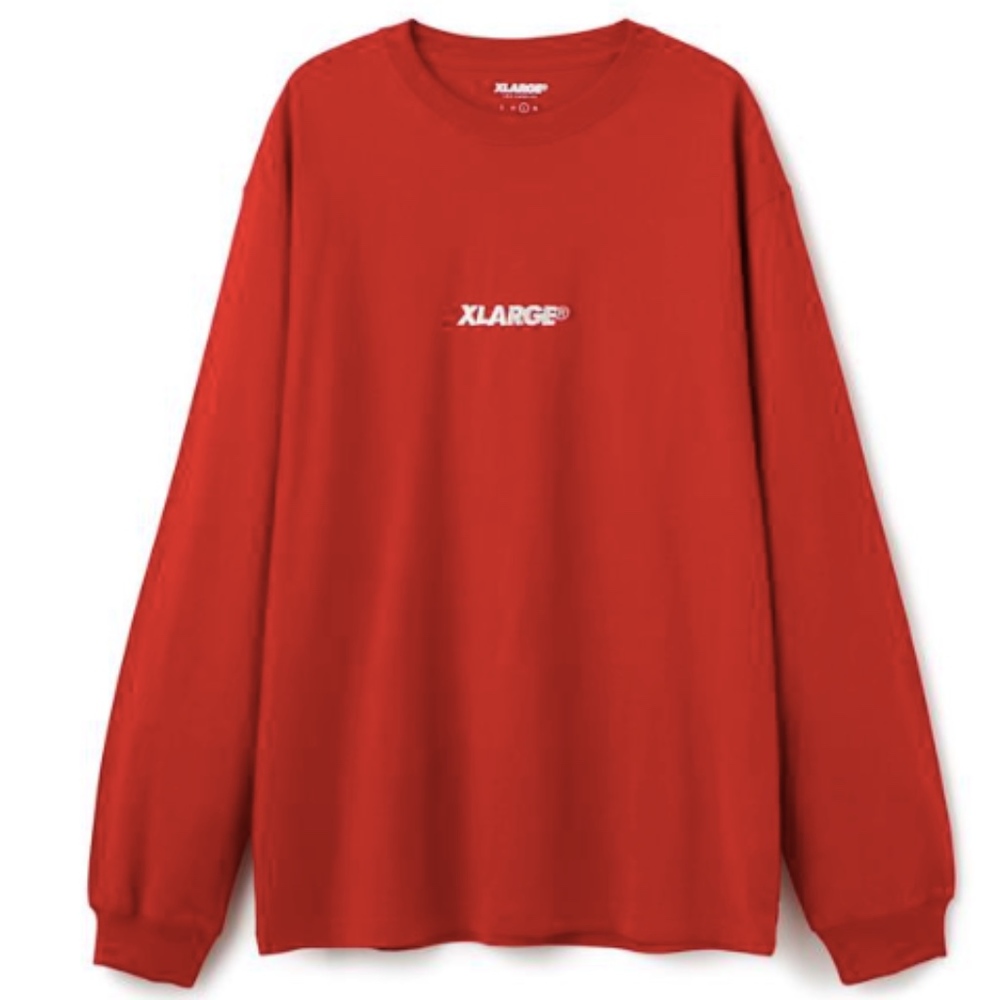 EMBROIDERY STANDARD LOGO LS TEE X 1 BURGUN /Size M